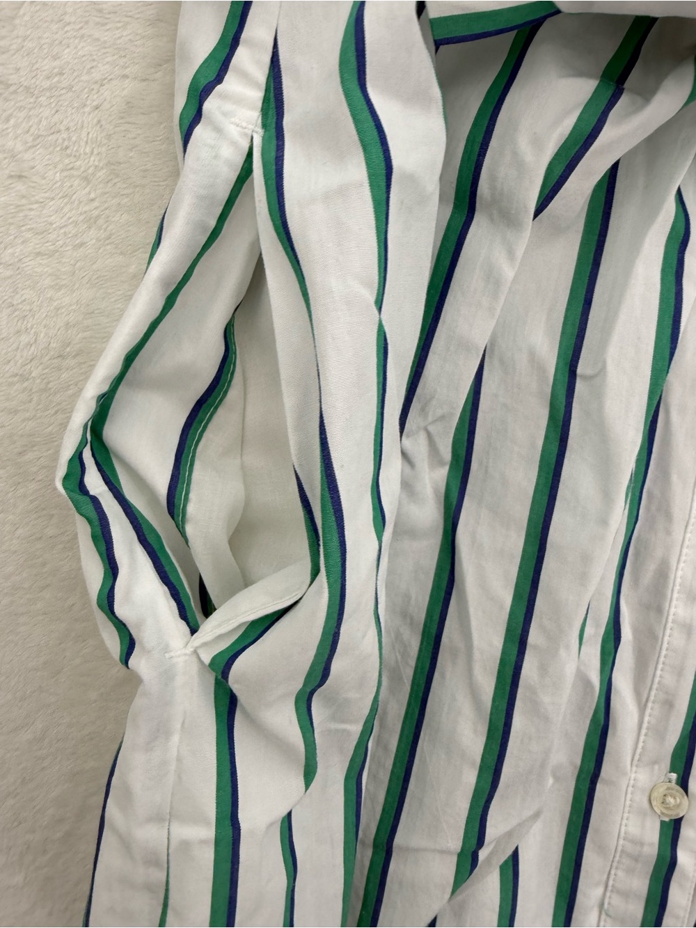 NWT Women Long Sleeve Tie-Front Midi Stripe Shirtdress Universal Threads Size XS - Picture 8 of 11
